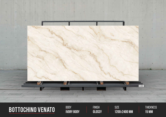 Bottochino Venato (15mm) Large Format Ceramic Slab