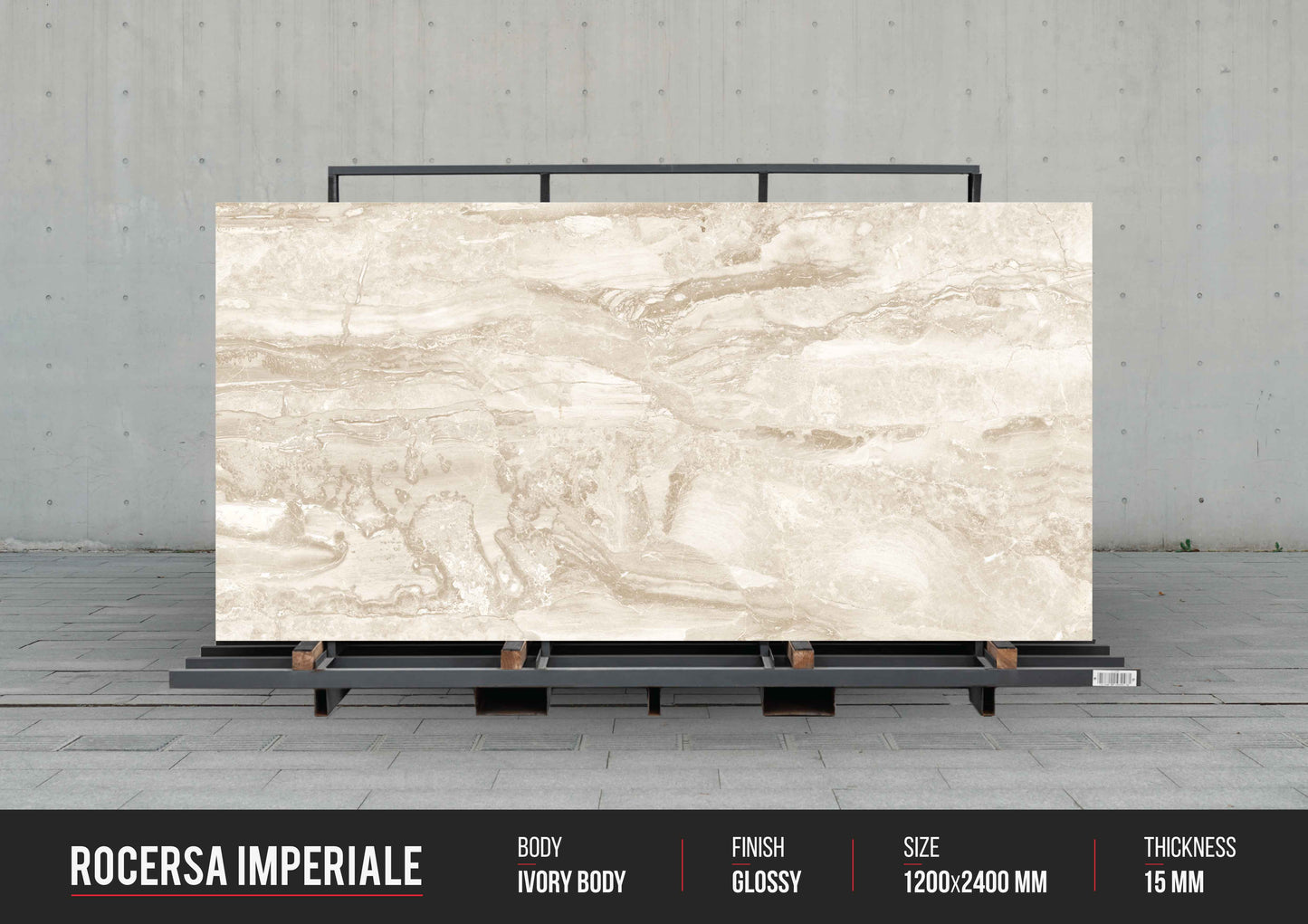 Rocersa Imperiale (15mm) Large Format Ceramic Slab