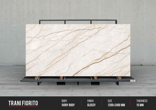 Trani Fiorito (15mm) Large Format Ceramic Slab