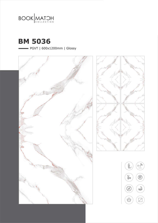 BM 5036 Glazed Vitrified Tiles