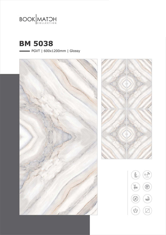 BM 5038 Glazed Vitrified Tiles