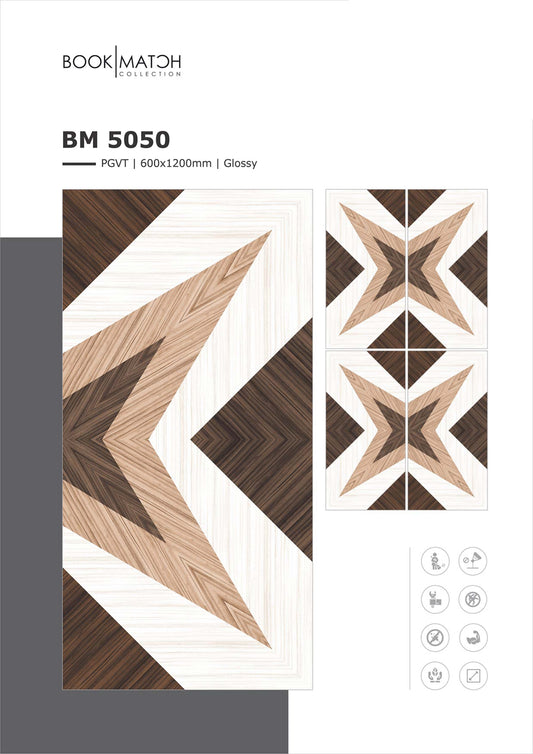 BM 5050 Glazed Vitrified Tiles