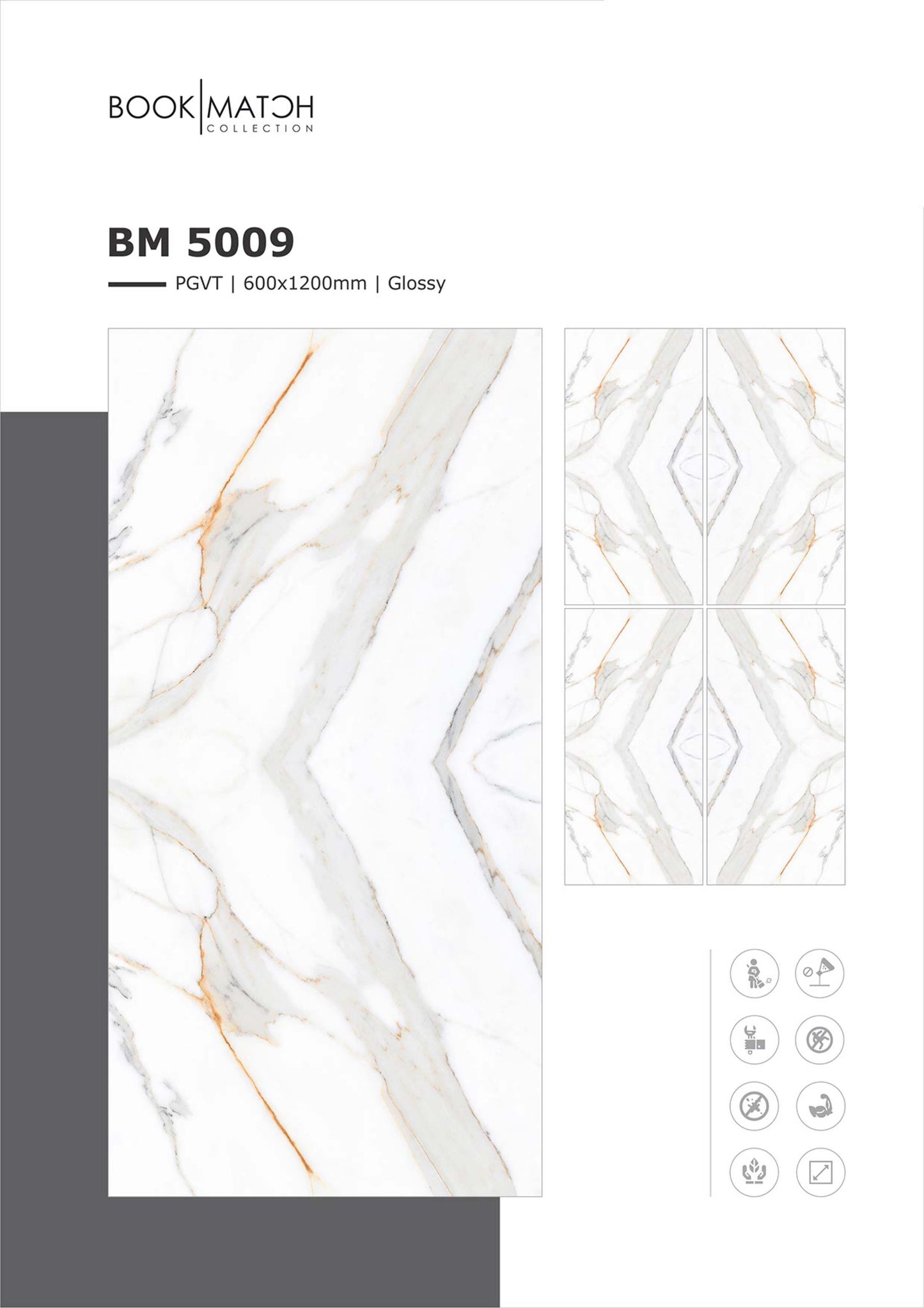 BM 5009 Glazed Vitrified Tiles