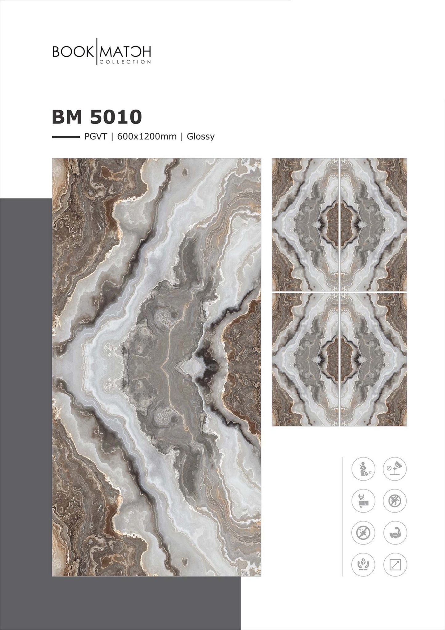 BM 5010 Glazed Vitrified Tiles