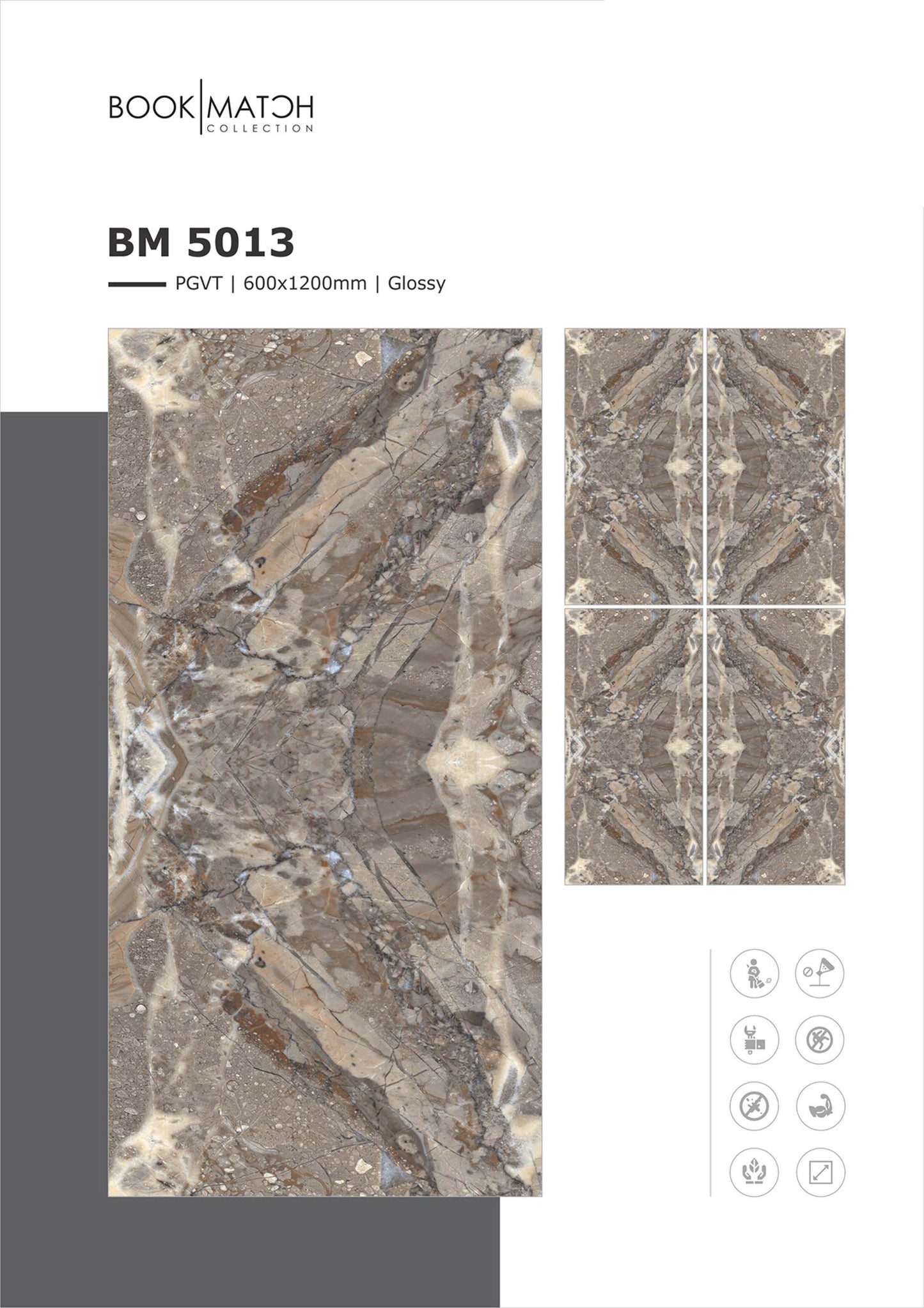 BM 5013 Glazed Vitrified Tiles