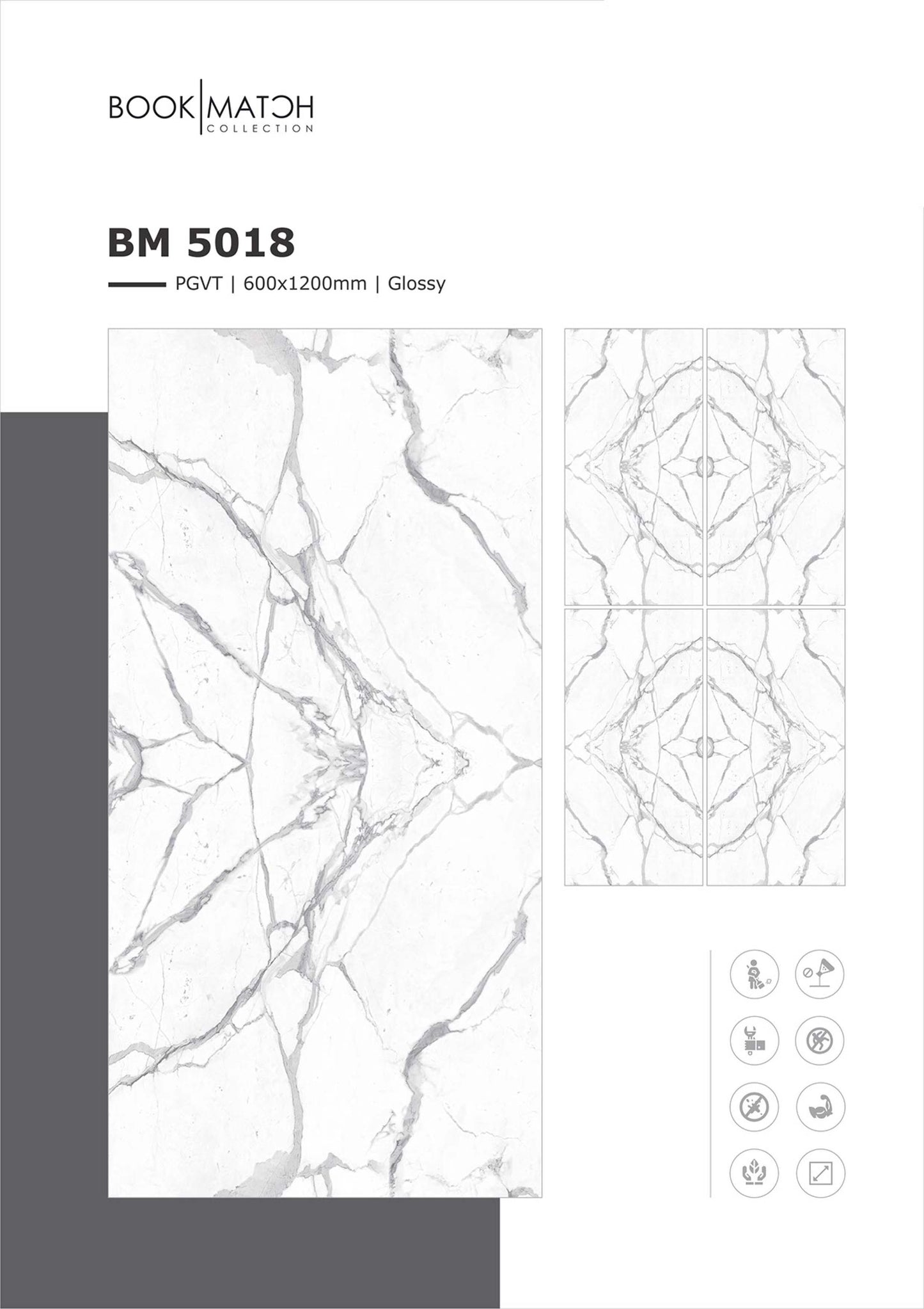 BM 5018 Glazed Vitrified Tiles