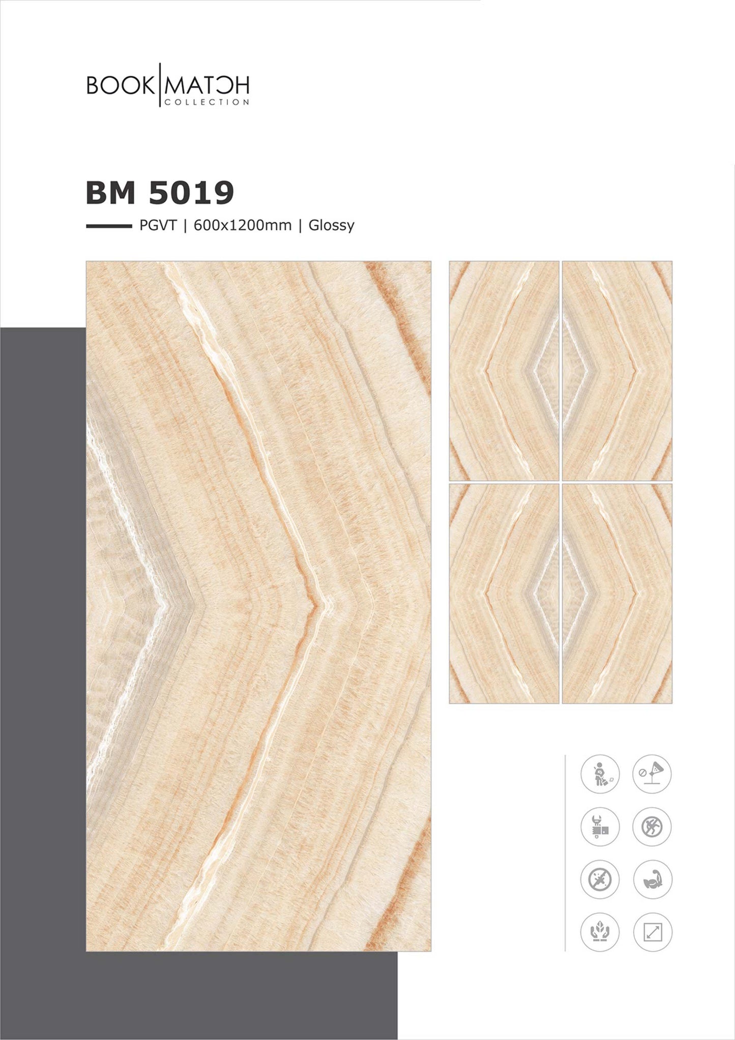 BM 5019 Glazed Vitrified Tiles