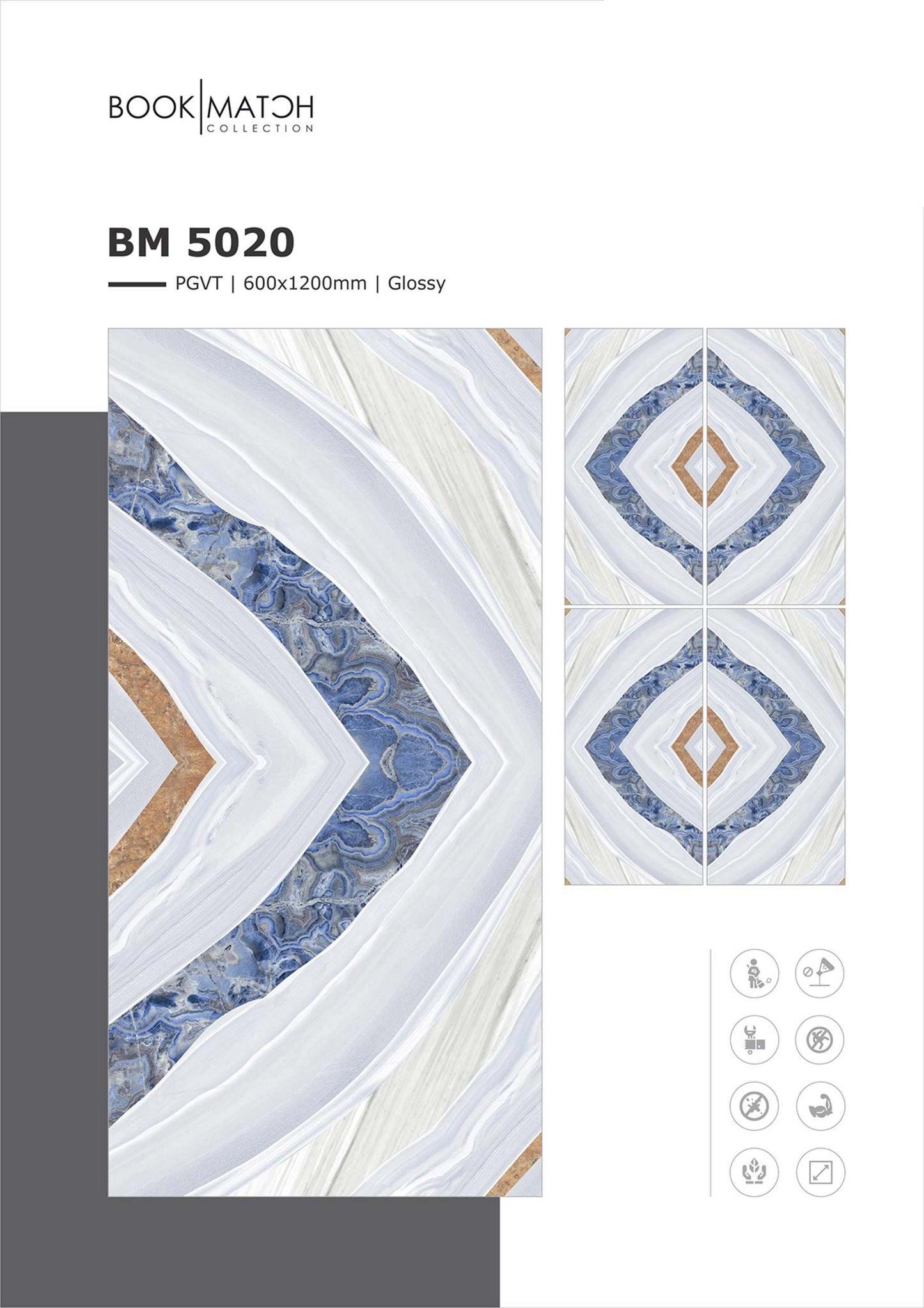 BM 5020 Glazed Vitrified Tiles