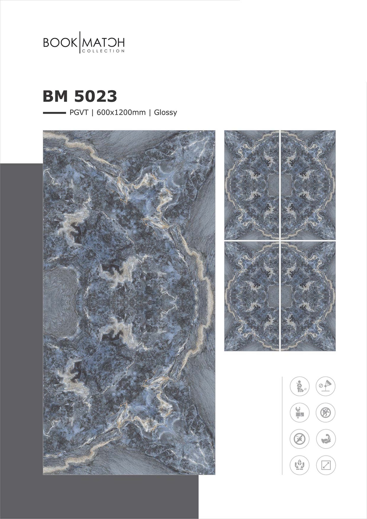 BM 5023 Glazed Vitrified Tiles