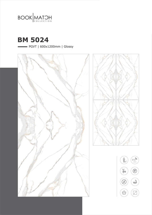 BM 5024 Glazed Vitrified Tiles