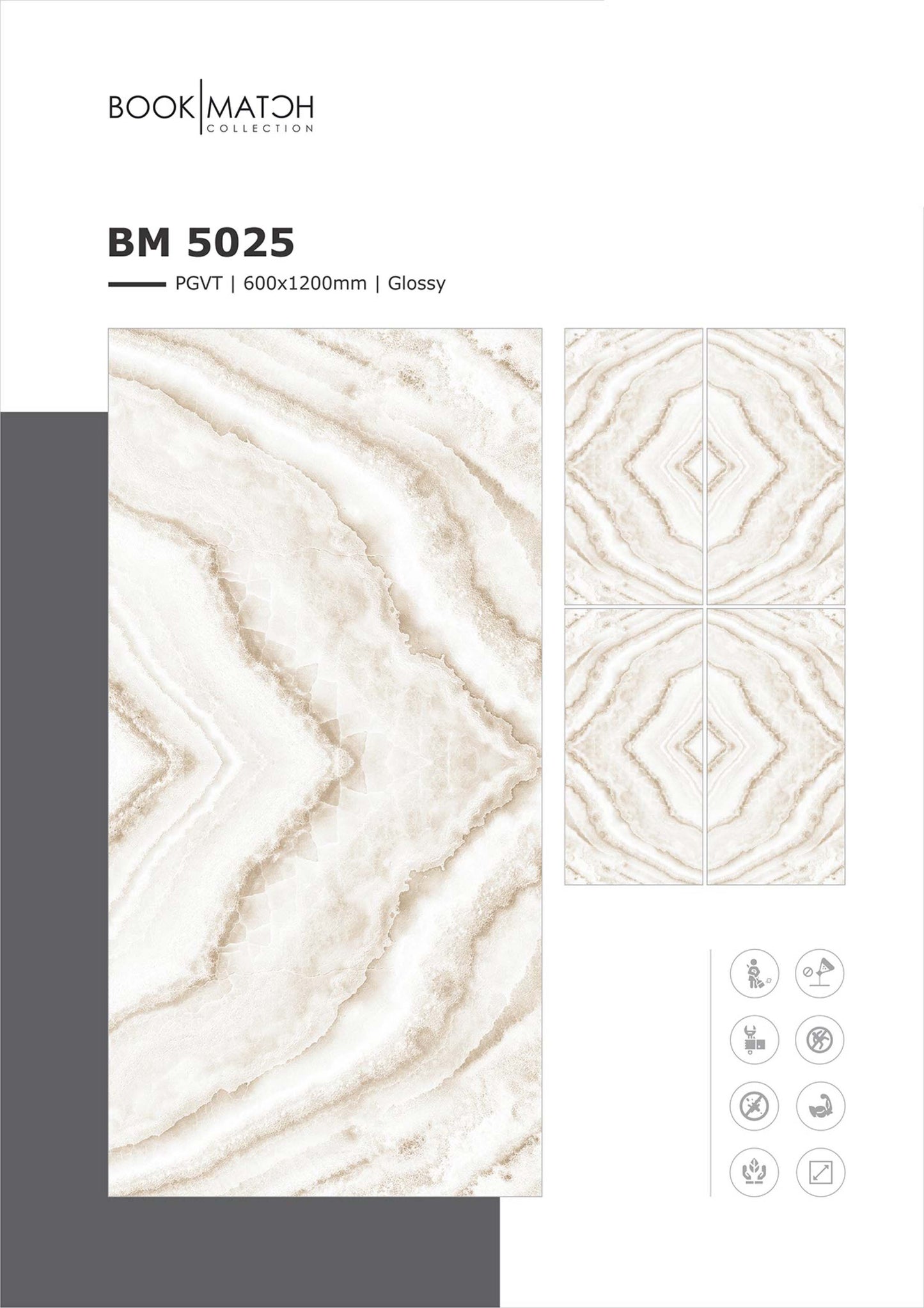 BM 5025 Glazed Vitrified Tiles