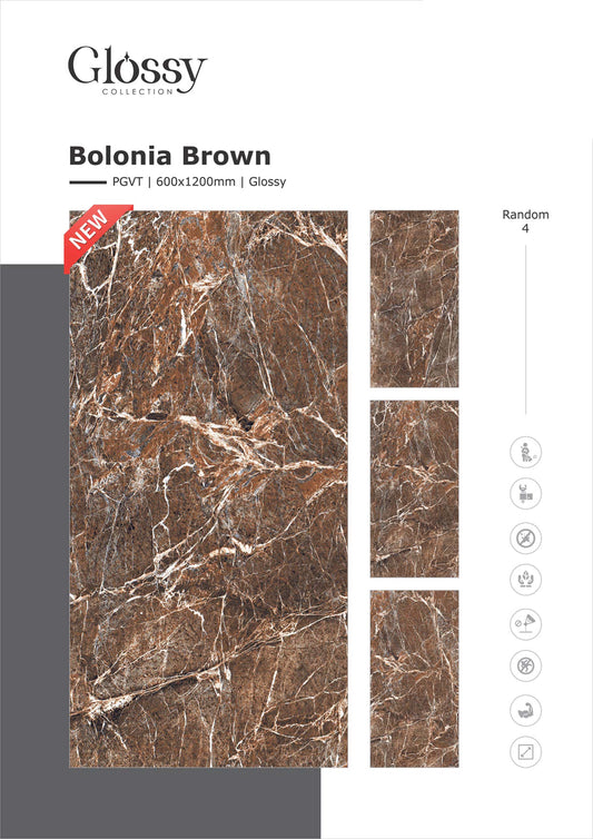 Bolonia Brown (9mm) Large Format Ceramic Slab