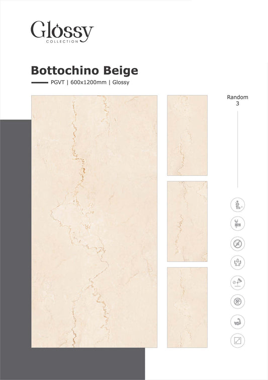 Bottochino Beige (9mm) Large Format Ceramic Slab