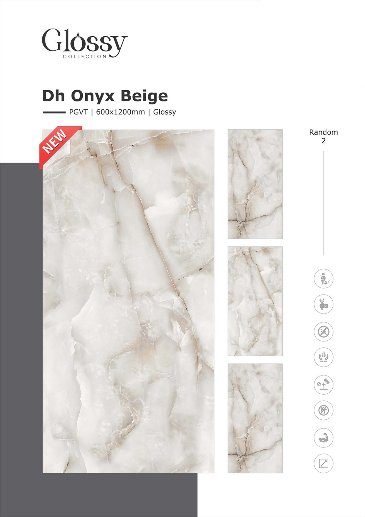 Dh Onyx Beige (9mm) Large Format Ceramic Slab